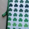 Lucky Clover Foam-Core Dish Drying Mat – Decorative Absorbent Kitchen Pad