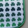 Lucky Clover Foam-Core Dish Drying Mat – Decorative Absorbent Kitchen Pad