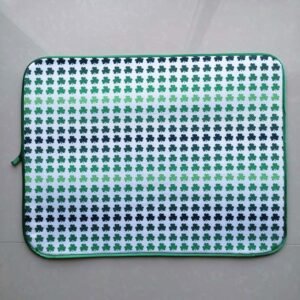 Lucky Clover Foam-Core Dish Drying Mat – Decorative Absorbent Kitchen Pad