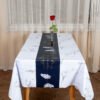 pattern waterproof PVC tablecloth in multiple sizes