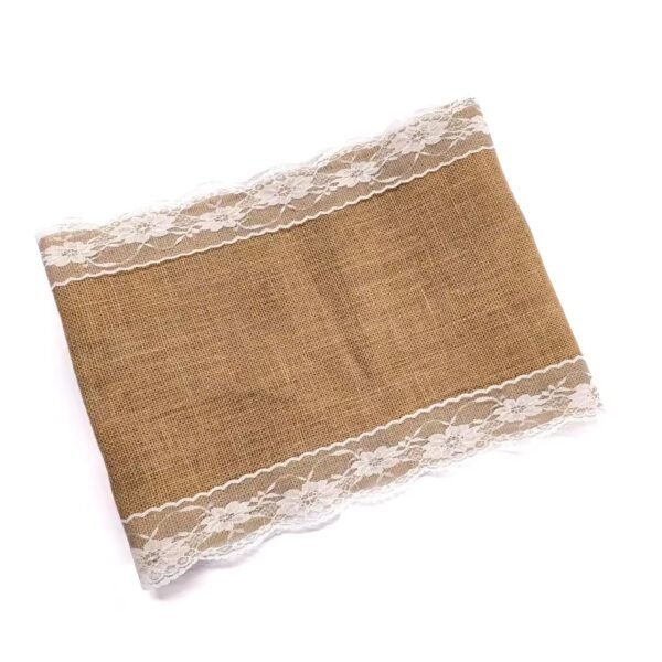 Natural Burlap Jute Table Runner 30cmx5m