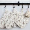 Printed Cotton Microwave Oven Mitts