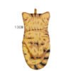 Orange Cat Paw Microwave Oven Mitt - Heat Resistant Cotton (5) Cute Cat Paw Microwave Oven Mitts - Cotton, Orange