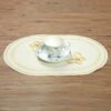 Oval Linen Butterfly Heat-Resistant Placemat 45x32cm (4) Oval Linen Butterfly Placemat (45x32cm)