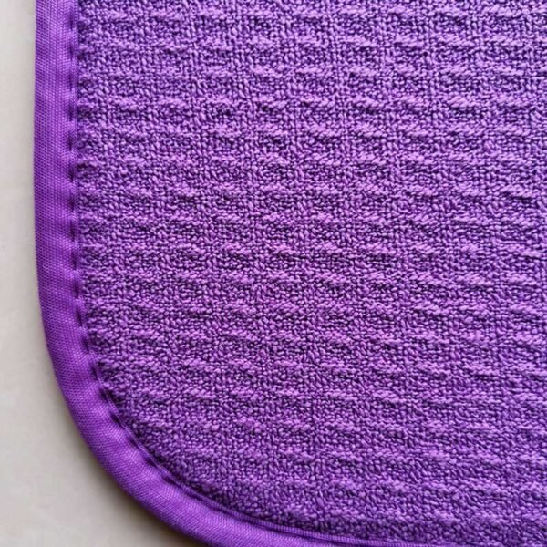 Purple Polka Dot Foam-Core Dish Drying Mat – Wholesale (2) Purple Polka Dot Foam-Core Dish Drying Mat – Decorative Absorbent Kitchen Pad