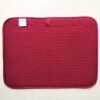 Red Floral Christmas Foam-Core Dish Drying Mat – Wholesale (1) Red Floral Christmas Foam-Core Dish Drying Mat – Absorbent Festive Pad