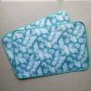 Seashell Coral Foam-Core Dish Drying Mat – Wholesale (1) Blue-Green Seashell Coral Foam-Core Dish Drying Mat – Marine Print