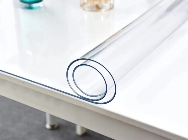 Soft glass transparent table mat – waterproof and heat resistant table protector