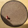 Striped Linen Round Placemat 35cm Heat-Resistant Bulk