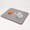Striped Microfiber Kitchen Drying Mat – Absorbent Counter Pad