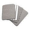 Striped Microfiber Kitchen Drying Mat – Absorbent Counter Pad