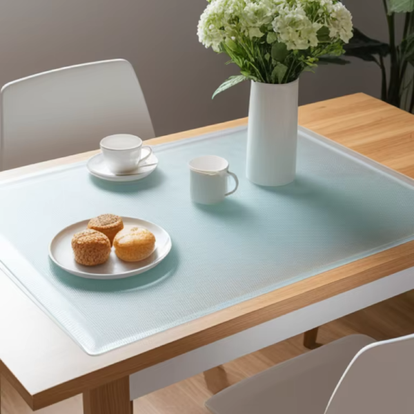 PVC Plastic Office Table Mat Frosted Mat