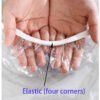 Transparent PVC Elastic Edge Table Cover
