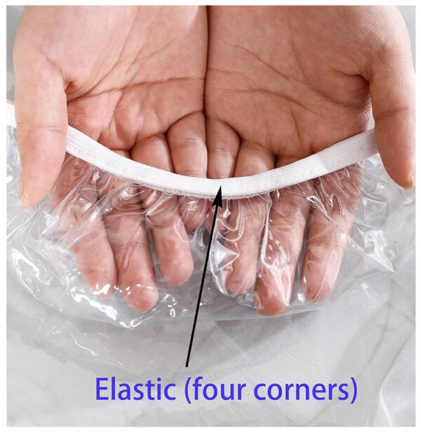 Transparent PVC Elastic Edge Table Cover