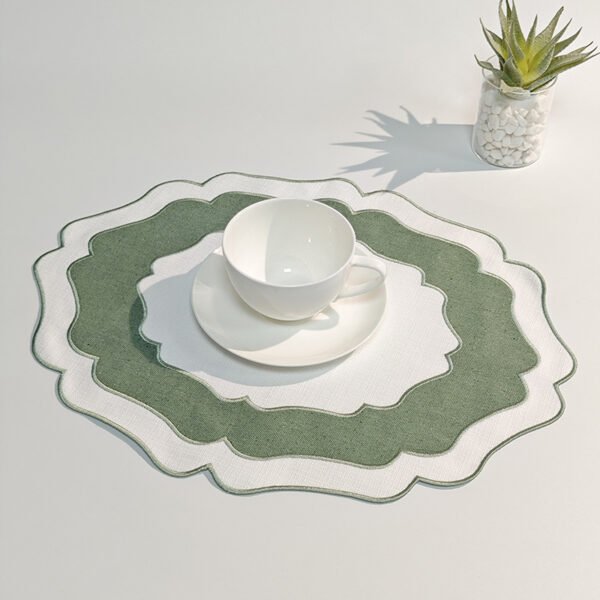 Two-Tone Linen Placemats | Rectangular 45x34cm