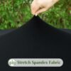 Premium Table Skirt for Events Black