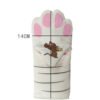 White Cat Paw Microwave Oven Mitt - Cotton Heat Resistant (1) White Cat Paw Microwave Oven Mitt - Cotton Heat Resistant