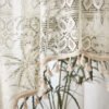 White Six-Petal Tassel Café Curtain – French Style Kitchen Valance (6) White Six-Petal Tassel Café Curtain – French Style Kitchen Valance