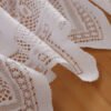 White Teapot Lace Polyester Café Curtain (2) white teapot lace polyester café curtain French country kitchen valance