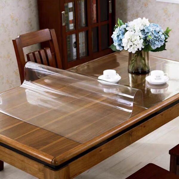 Wholesale PVC Table Covers (5) Matte Wholesale Transparent PVC Rectangle Table Covers Roll