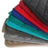 Wholesale solid color cotton pot holders heat resistant 7x8 inch (3) Cotton Heat Resistant Pot Holders