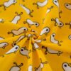 Yellow Little Ducks Print Cotton Blend Tablecloth (7) Yellow with Little Ducks Print Cotton Blend Tablecloth