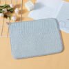 Yellow Microfiber Dish Drying Mat – Absorbent Quick-Dry Kitchen Mat
