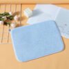 Yellow Microfiber Dish Drying Mat – Absorbent Quick-Dry Kitchen Mat