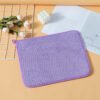Yellow Microfiber Dish Drying Mat – Absorbent Quick-Dry Kitchen Mat