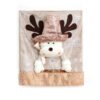 beige sequin santa christmas chair slipcovers