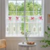 curtain valance (2) French Lace Embroidery Kitchen Valance