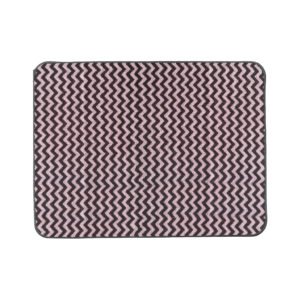 Purple Wave Stripe Foam-Core Dish Drying Mat – Cushioned & Absorbent