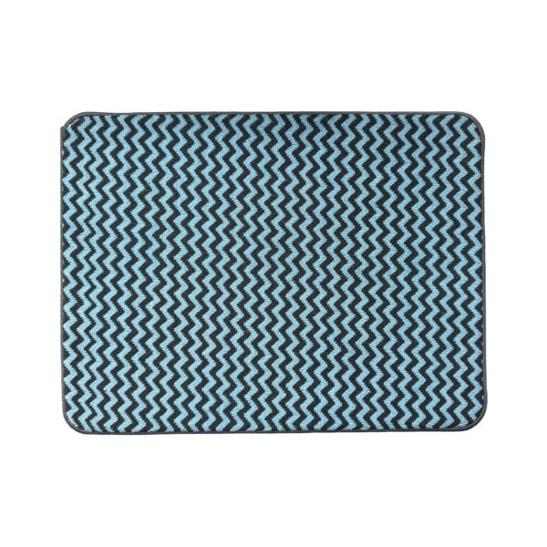 Purple Wave Stripe Foam-Core Dish Drying Mat – Cushioned & Absorbent