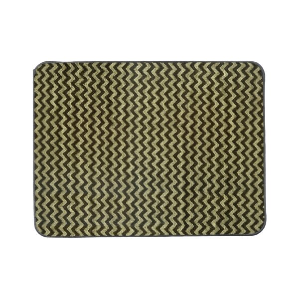 Purple Wave Stripe Foam-Core Dish Drying Mat – Cushioned & Absorbent