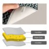 Purple Wave Stripe Foam-Core Dish Drying Mat – Cushioned & Absorbent