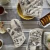 White Cotton Oven Mitts