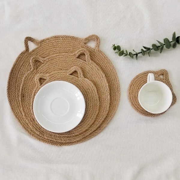 Natural Jute Rope Mats Cat