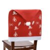 wholesale plush polyester christmas dining chair covers