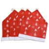 wholesale plush polyester christmas dining chair covers
