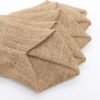Burlap Utensil Holder Pouch – Triangle Style