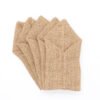 Triangle style burlap utensil holder pouch for weddings and outdoor events