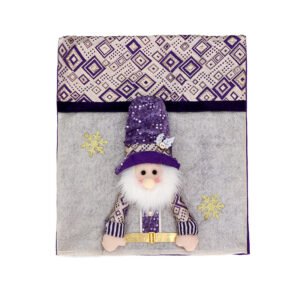 purple sequin santa snowman christmas chair covers