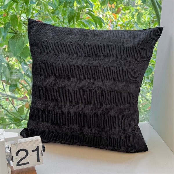 crinkled velvet cushion crinkled velvet cushion