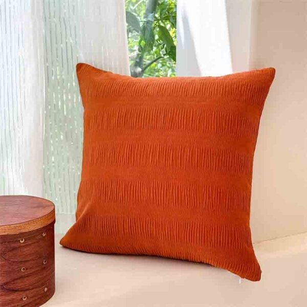 crinkled velvet cushion crinkled velvet cushion