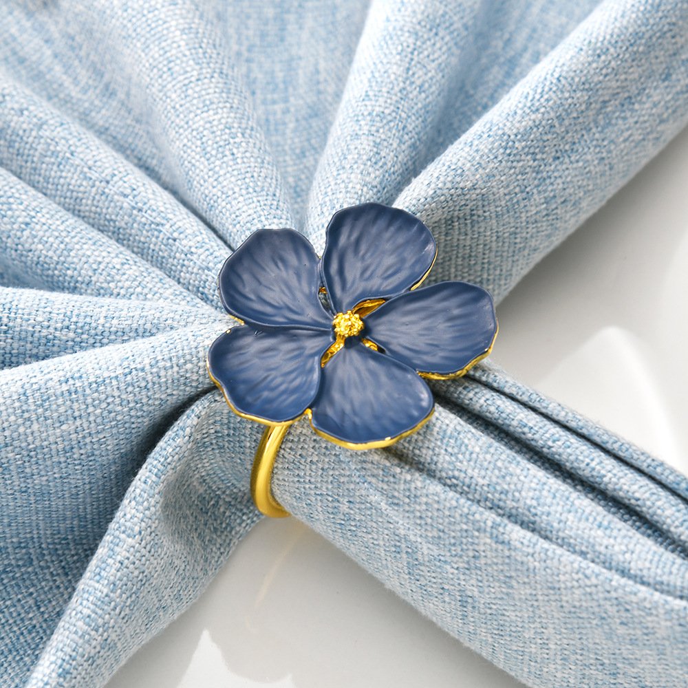 Rose Bow Silk Ribbon Napkin Ring