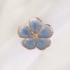 Blue Floral Napkin Ring