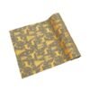 Christmas Reindeer Gold Foil Table Runner (2) Christmas Reindeer Gold Foil Table Runner