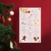 Christmas napkin (3) Cotton Christmas napkin with red and green holiday prints