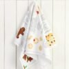 Christmas napkin (7) Cotton Christmas napkin with red and green holiday prints