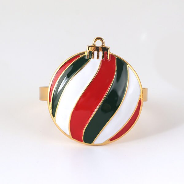 Christmas Snowball Napkin Ring